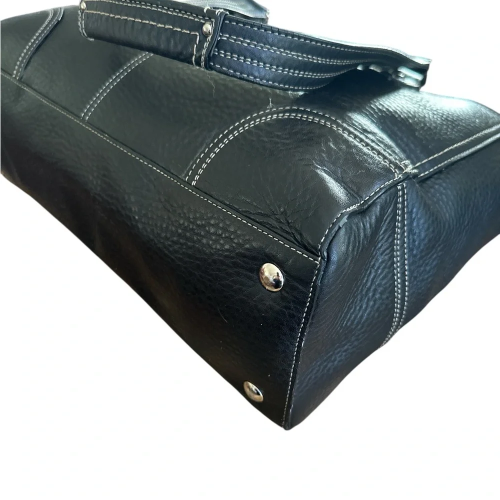 ✨ Coach Legacy Pebbled Leather Tote – Black | EUC | Luxury Classic ✨ - Picture 14 of 16